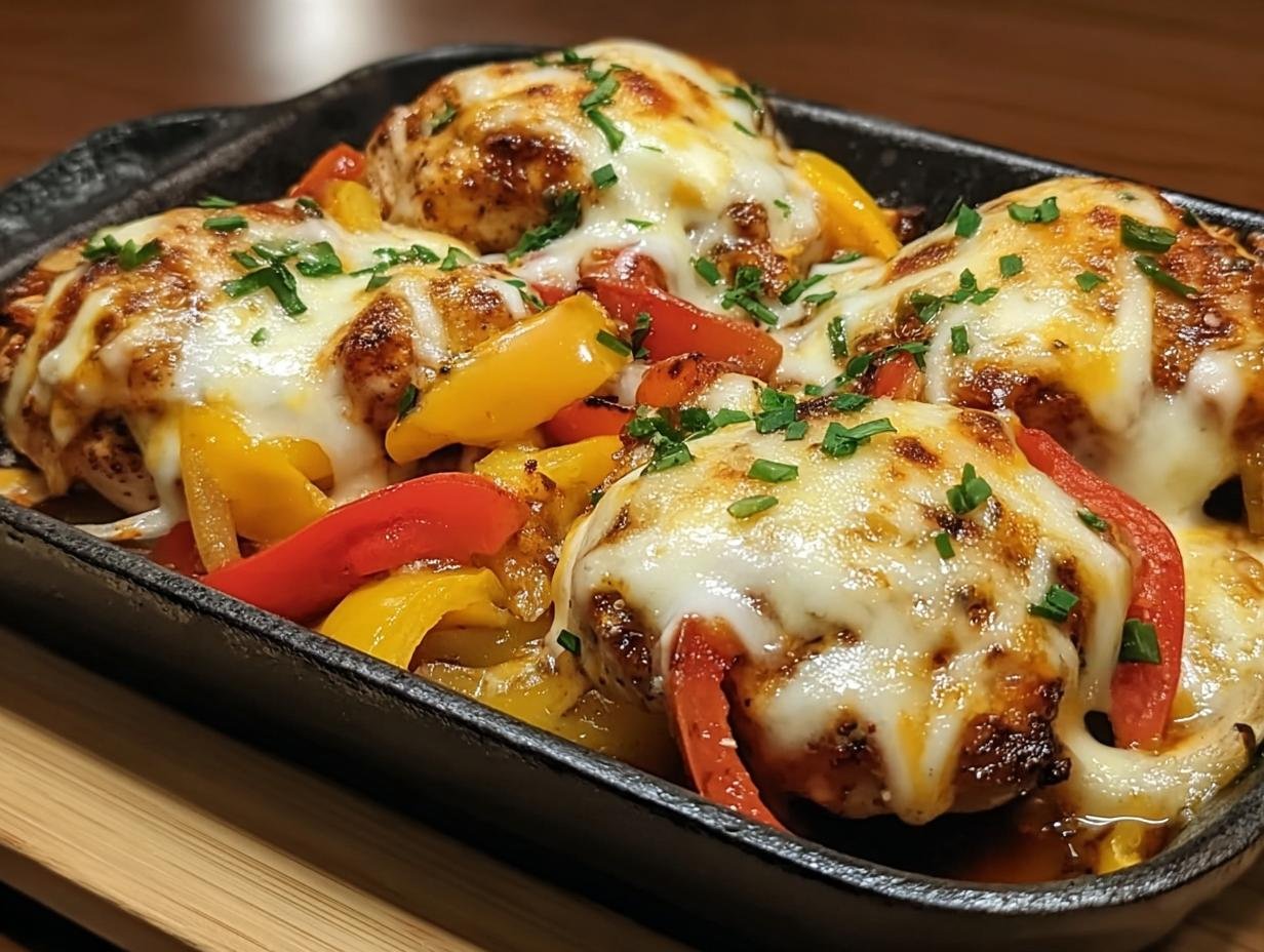 Amazing Cheesy Baked Fajita Chicken Recipe 2 Amazing Cheesy Baked Fajita Chicken Recipe - Cheesy Baked Fajita Chicken - main visual representation