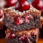 Chewy Chocolate Cherry Brownies