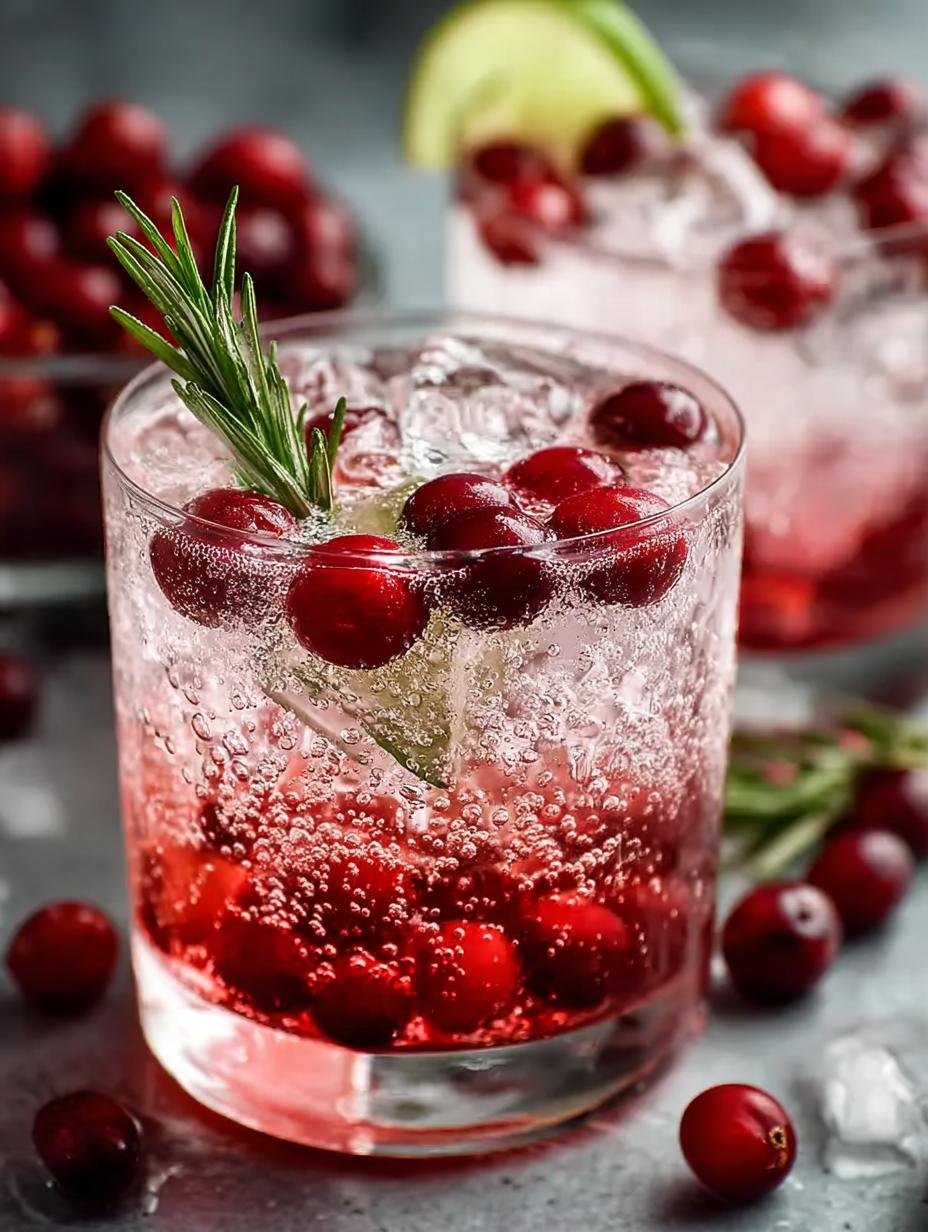 Christmas Cranberry Spritzer: 5-Minute Festive Fizz - Christmas Cranberry Spritzer - main visual representation