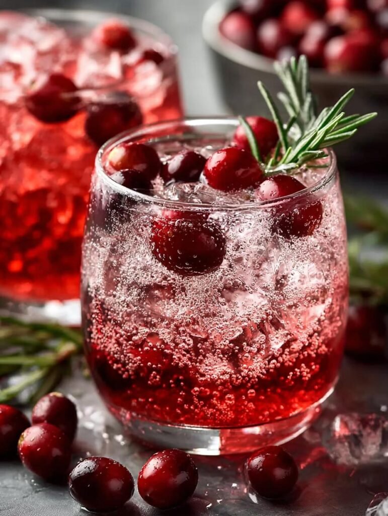Christmas Cranberry Spritzer