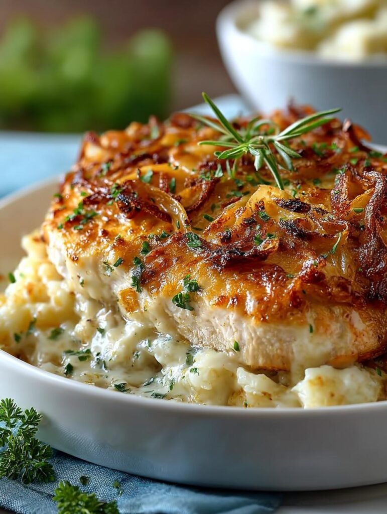 Comforting French Onion Chicken
