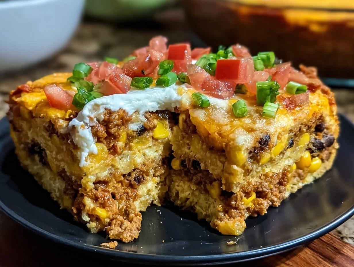 Amazing 15-min Cornbread Taco Bake 1 Cornbread Taco Bake