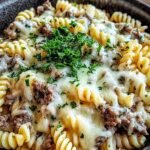 Cozy Cheesy Beef Alfredo