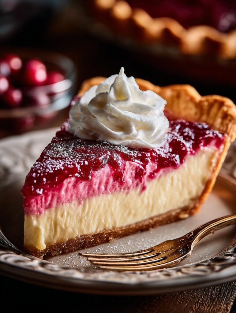 Cranberry Custard Pie