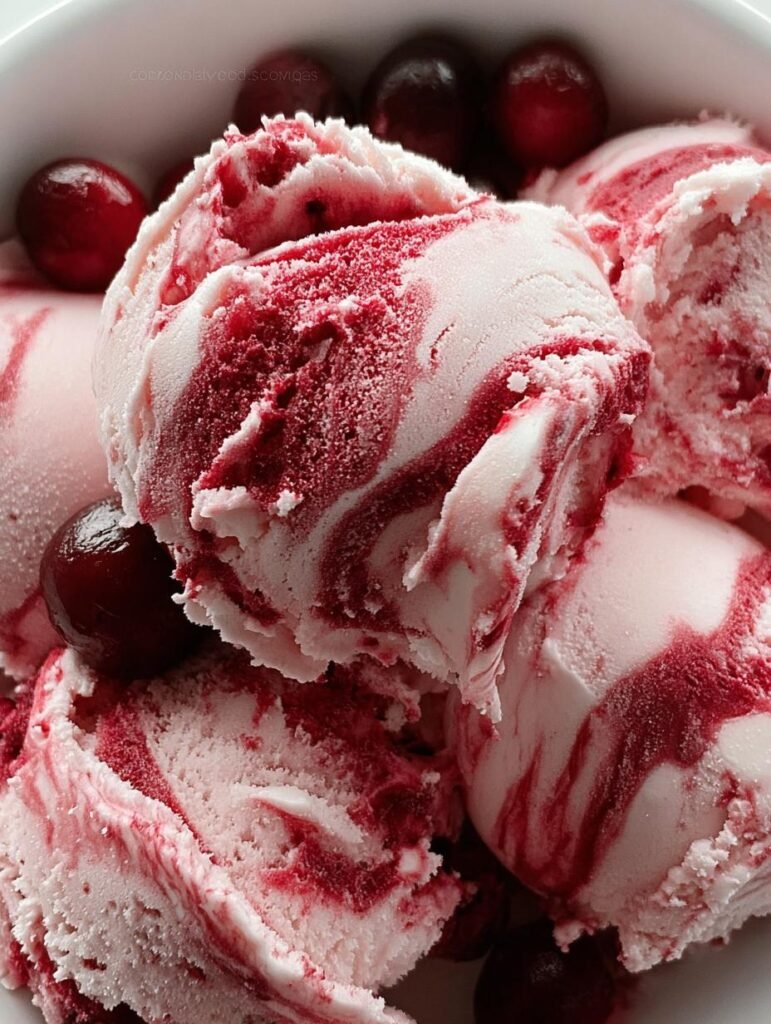 Cranberry Ice Cream