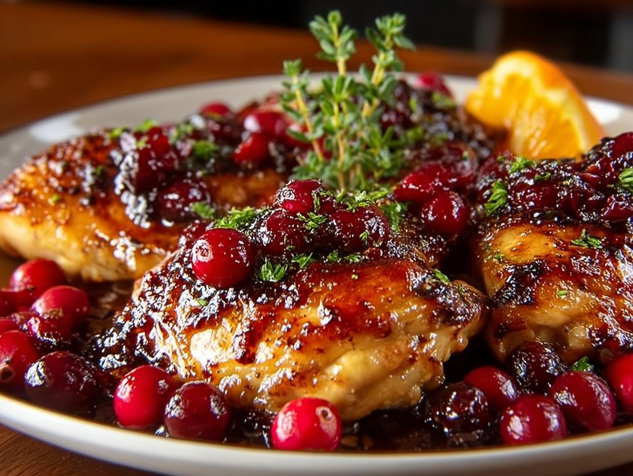 Incredible Cranberry Orange Chicken: 4 Steps 2 Incredible Cranberry Orange Chicken: 4 Steps - Cranberry Orange Chicken Incredible - main visual representation