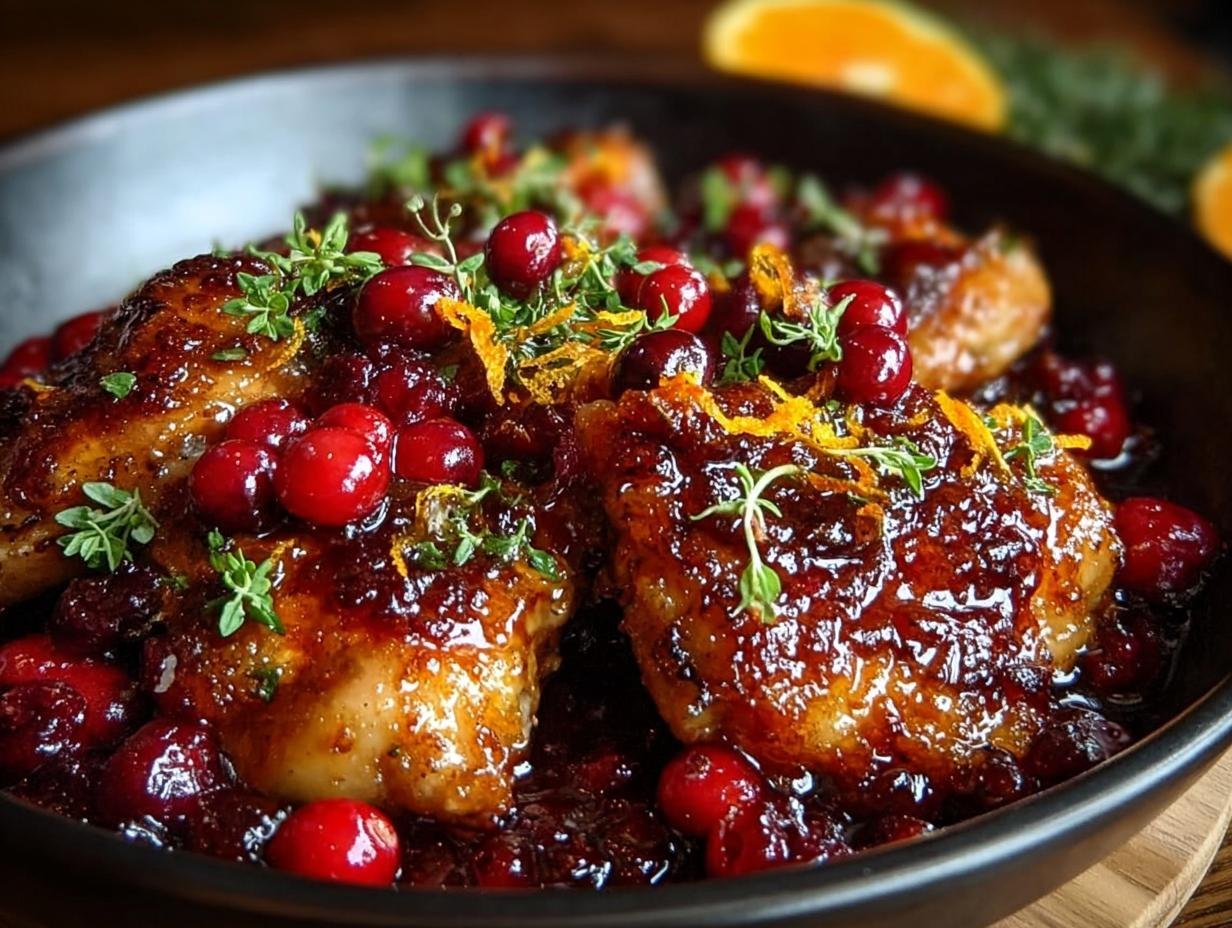Incredible Cranberry Orange Chicken: 4 Steps - Cranberry Orange Chicken Incredible - additional detail
