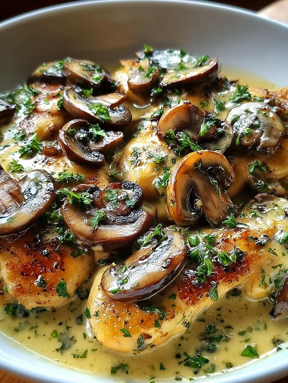 Creamy White Wine Mushroom Chicken: Divine 30-Min Meal 2 Creamy White Wine Mushroom Chicken: Divine 30-Min Meal - Creamy White Wine Mushroom - main visual representation