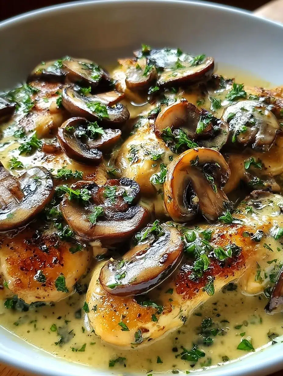 Creamy White Wine Mushroom Chicken: Divine 30-Min Meal - Creamy White Wine Mushroom - main visual representation