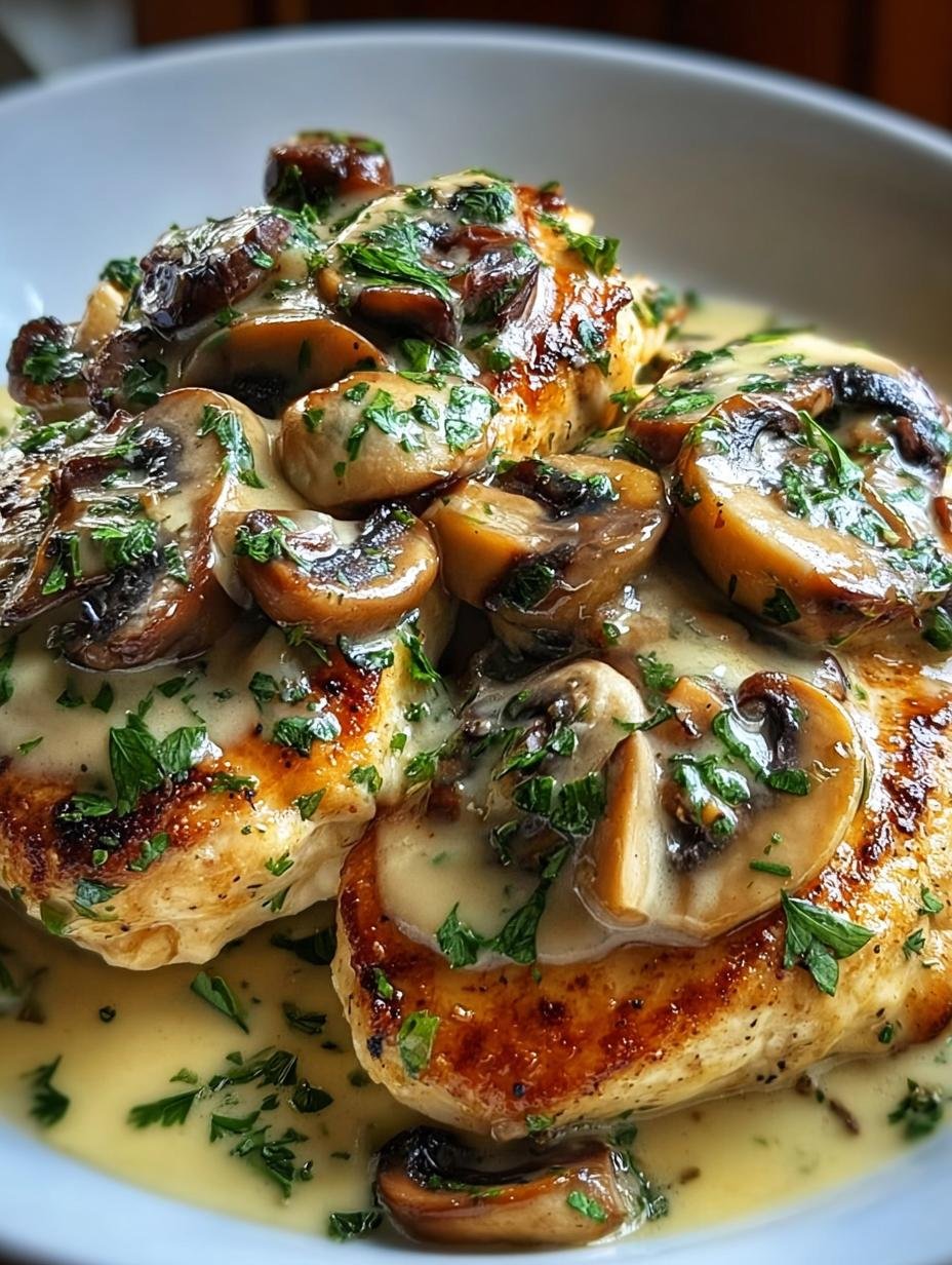 Creamy White Wine Mushroom Chicken: Divine 30-Min Meal 1 Creamy White Wine Mushroom