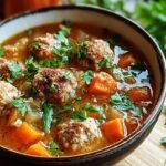 Fall Crockpot Meatball Soup: Cozy Comfort Bowl 4 Fall Crockpot Meatball Soup