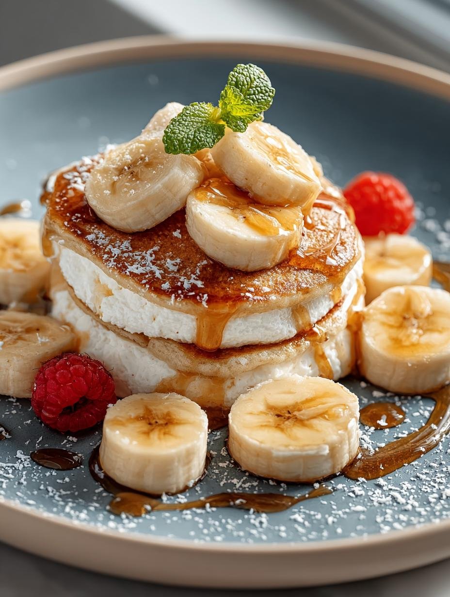 Fluffy Banana Cottage Cheese Pancakes: A Healthy Delight 2 Fluffy Banana Cottage Cheese Pancakes: A Healthy Delight - Fluffy Banana Cottage Cheese - main visual representation