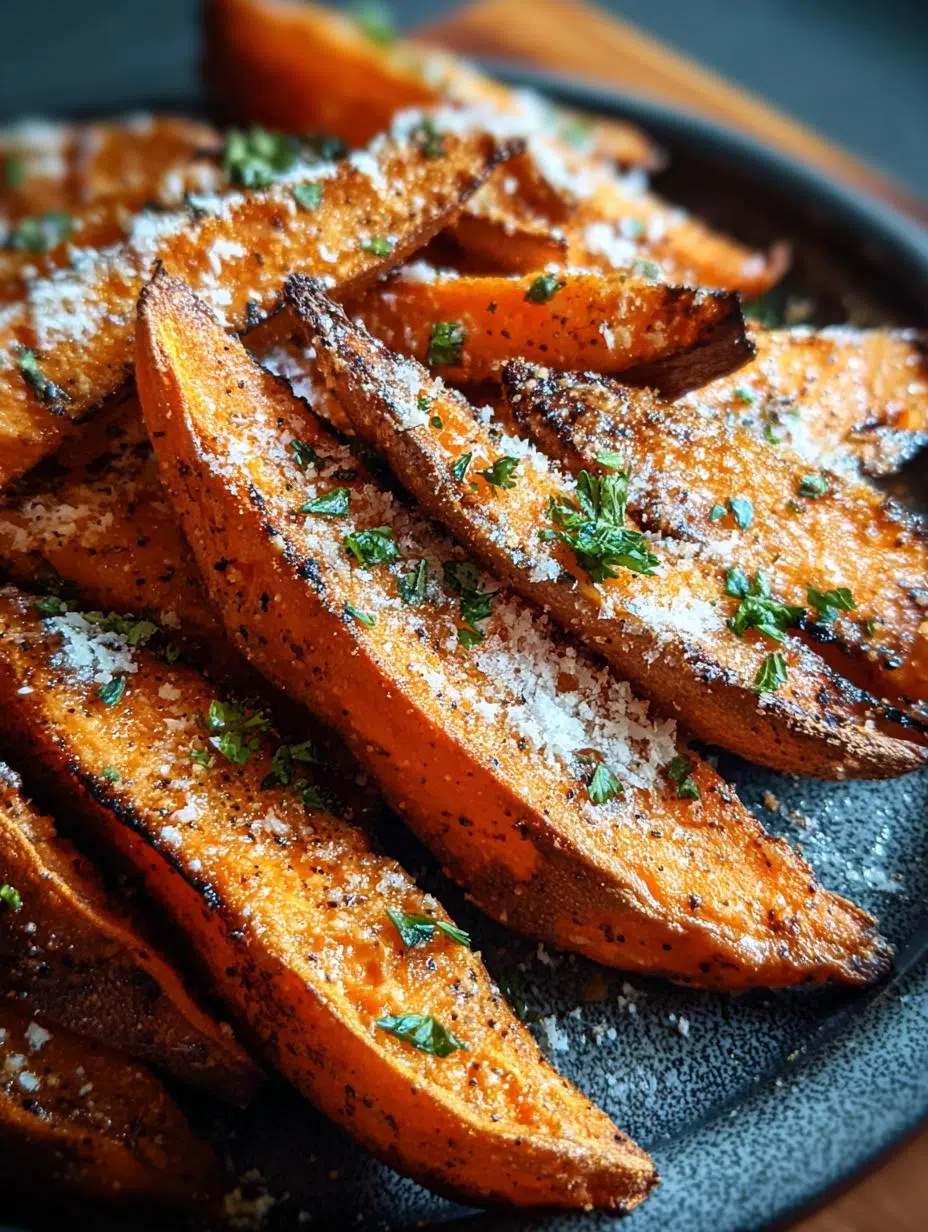 Garlic Parmesan Sweet Potato: Amazing 15-Min Treat - Garlic Parmesan Sweet Potato - main visual representation