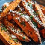 Garlic Parmesan Sweet Potato