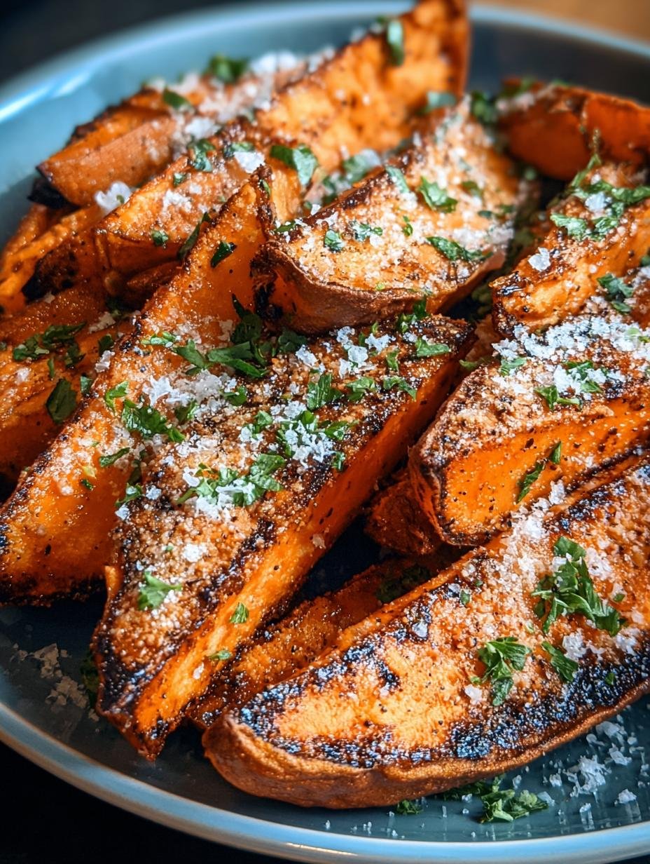Garlic Parmesan Sweet Potato: Amazing 15-Min Treat 3 Garlic Parmesan Sweet Potato: Amazing 15-Min Treat - Garlic Parmesan Sweet Potato - additional detail