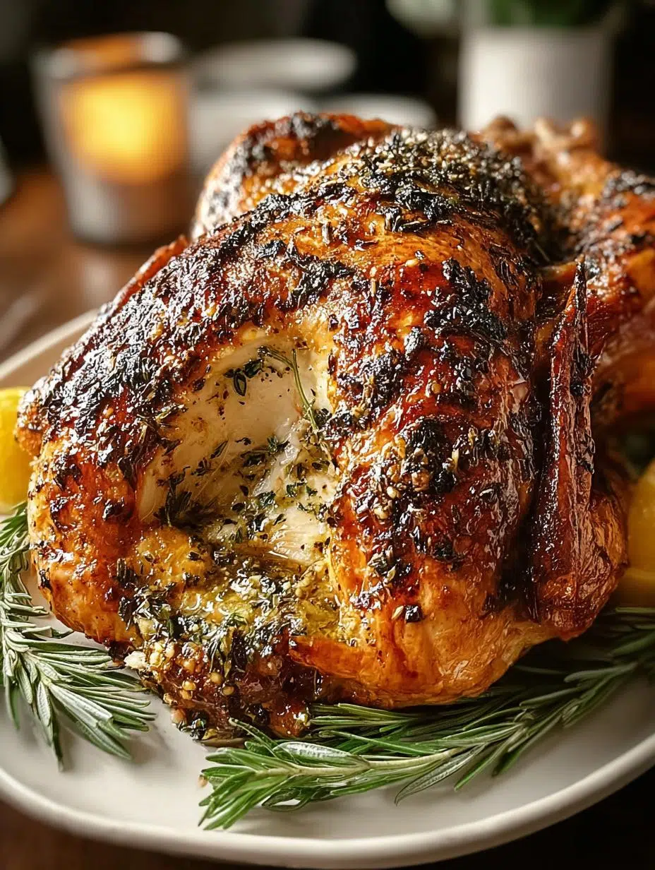 Delicious Garlic Thanksgiving Turkey Recipe for Your Feast - Garlic Thanksgiving Turkey - main visual representation