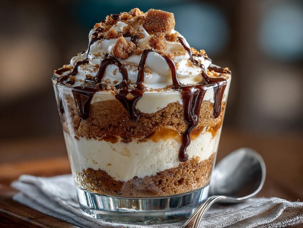 Gingerbread Cheesecake Parfaits