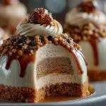 Gingerbread Latte Mousse Domes