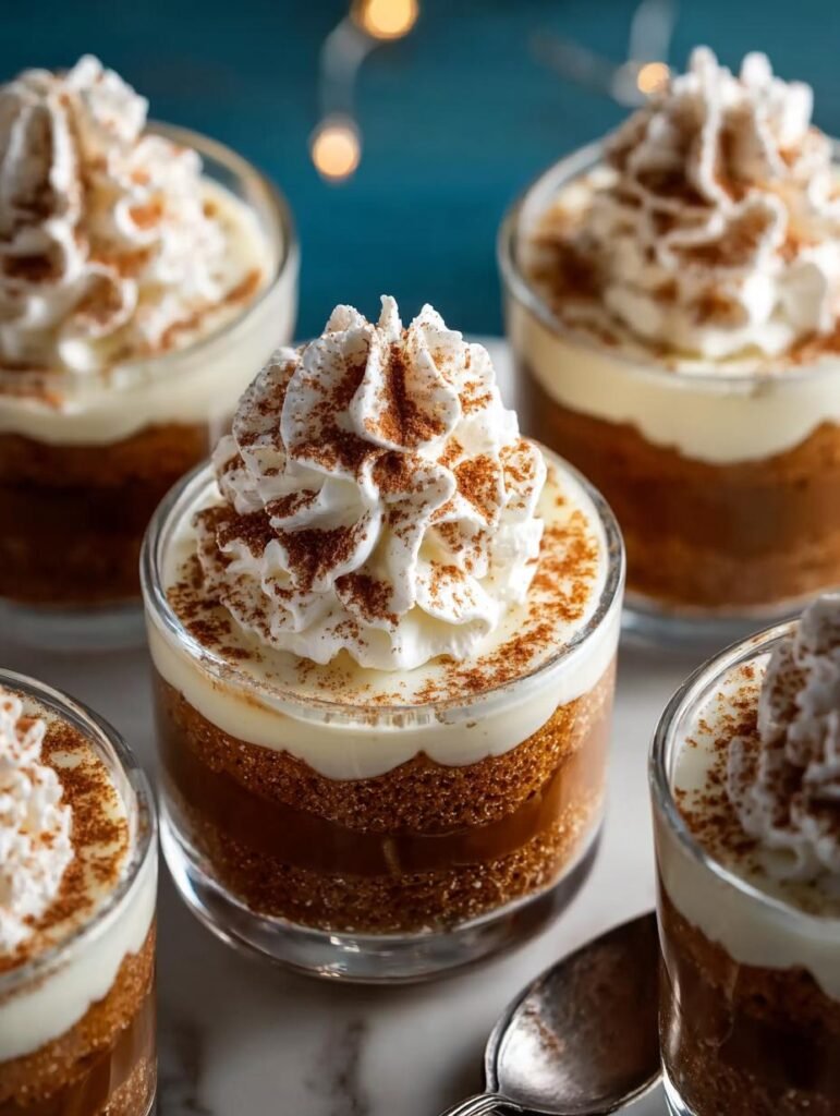 Gingerbread Pudding Cups