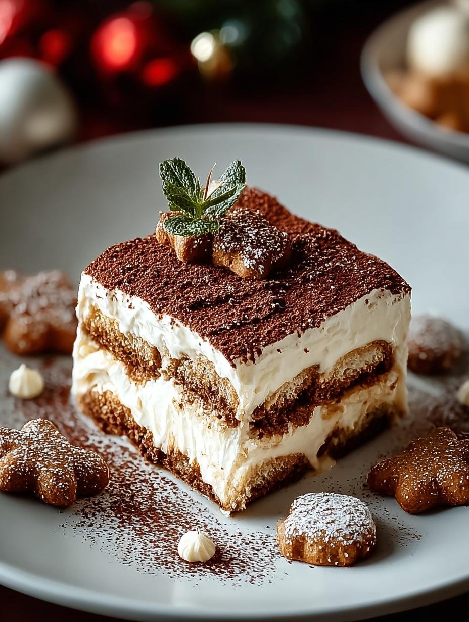 Gingerbread Tiramisu: 12 Layers of Holiday Delight 3 Gingerbread Tiramisu: 12 Layers of Holiday Delight - Gingerbread Tiramisu - additional detail