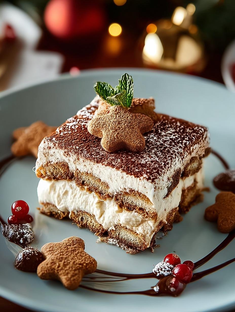 Gingerbread Tiramisu: 12 Layers of Holiday Delight 1 Gingerbread Tiramisu