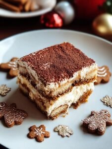 Amazing Gingerbread Tiramisu: 1 Dreamy Bite 8 Gingerbread Tiramisu