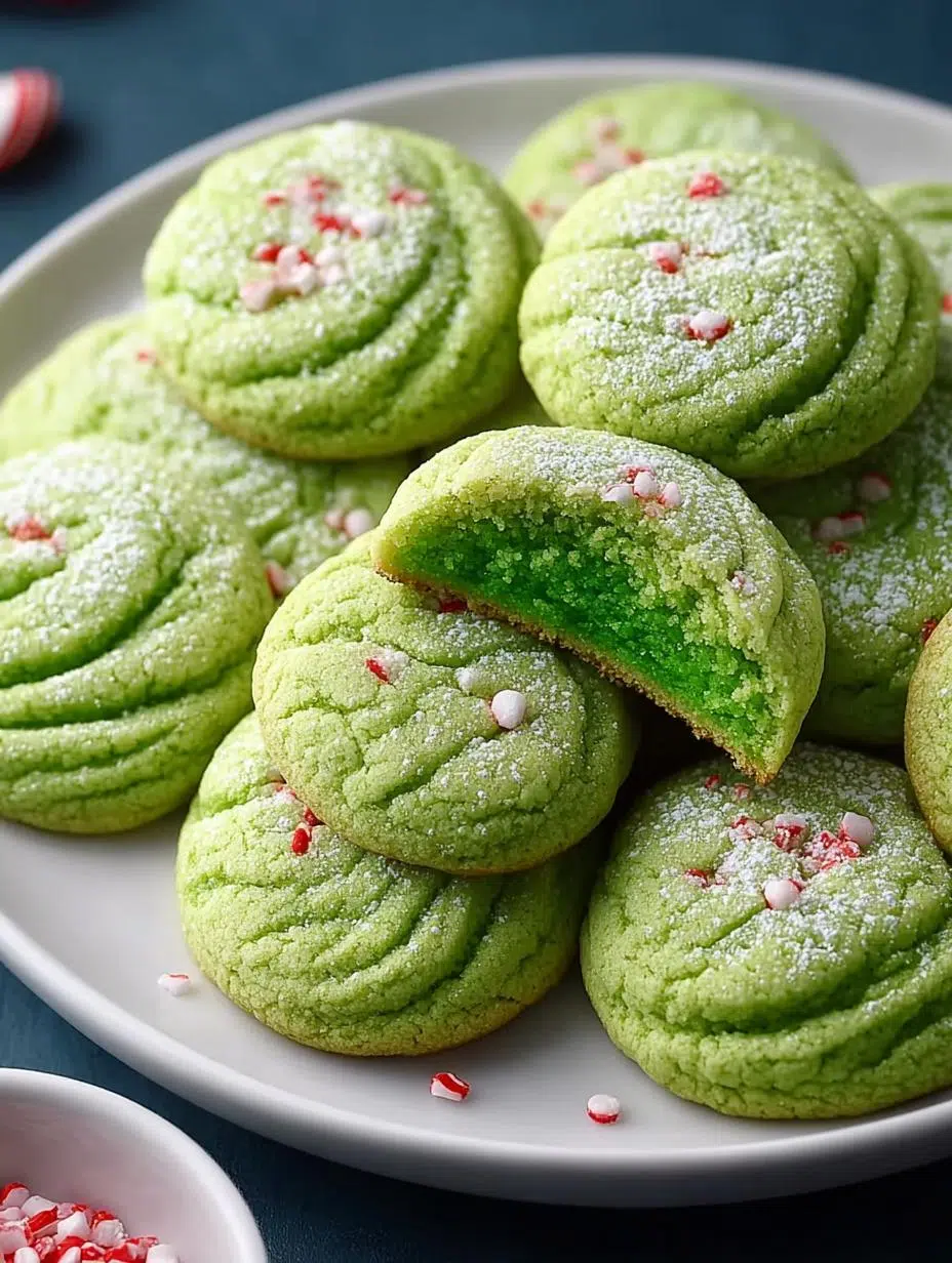 Delicious Grinch Sugar Cookies for a Festive Treat - Grinch Sugar Cookies - main visual representation