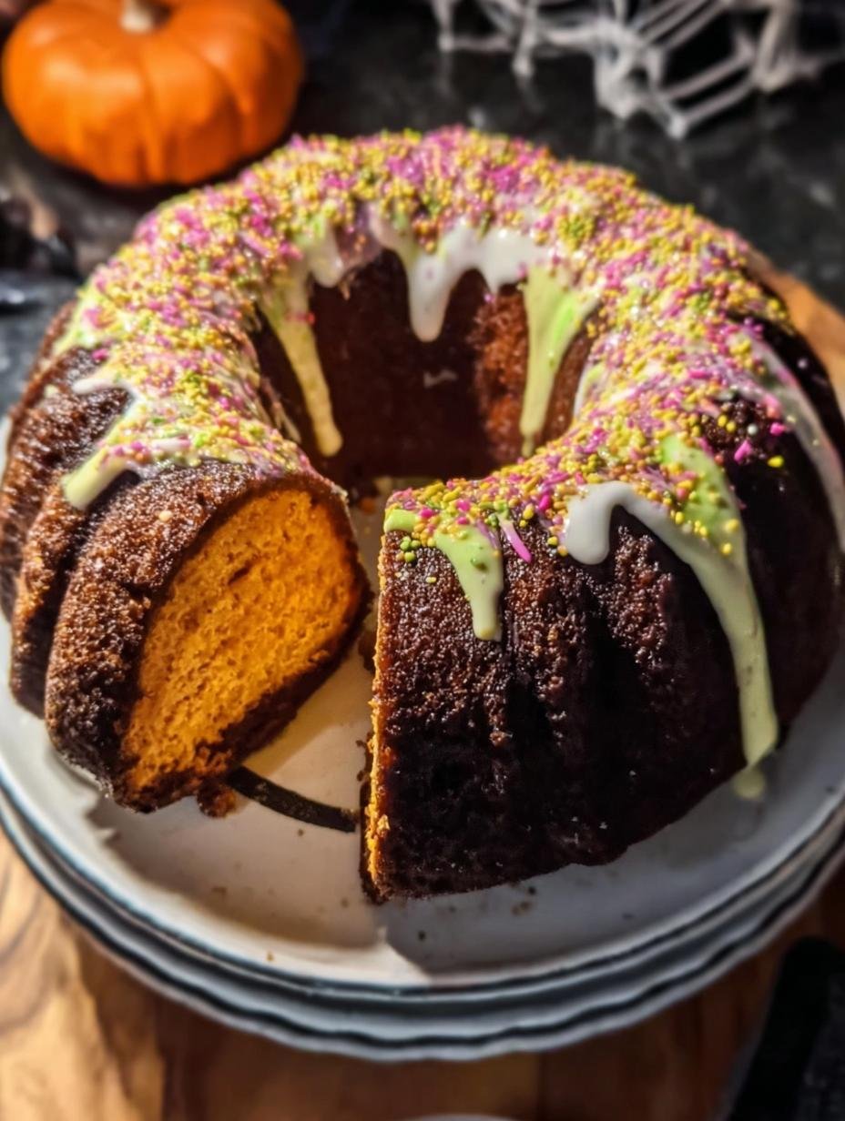 Spooky Halloween Bundt Cake: Easy & Vibrant - Halloween Bundt Cake - additional detail