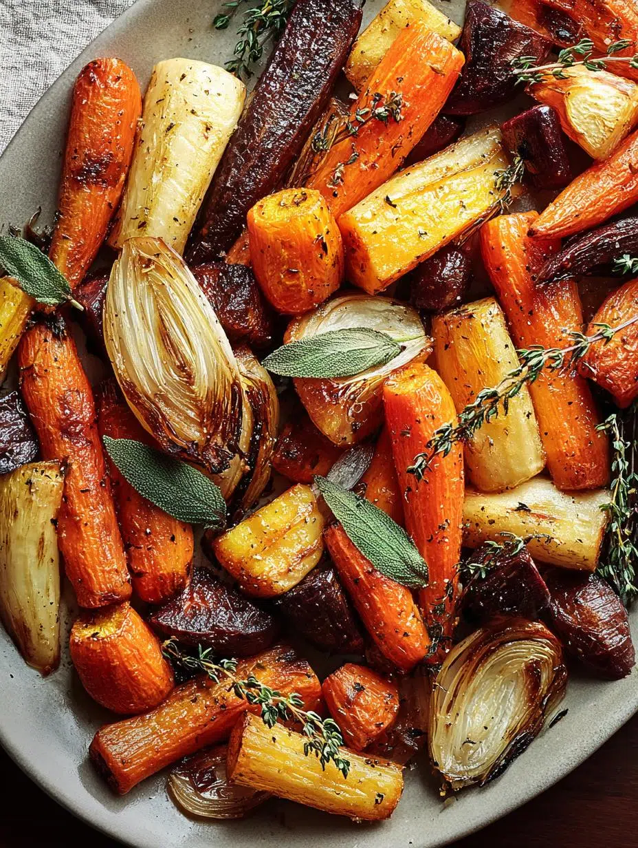 Honey Roasted Root Vegetables