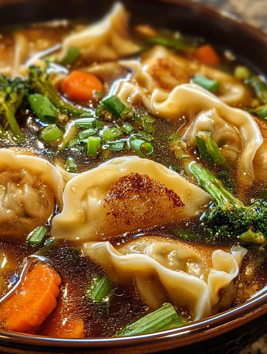 Amazing Potsticker Soup: 1 Hug in a Bowl - Irresistible Potsticker Soup You - additional detail