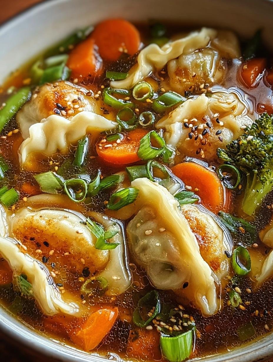 Amazing Potsticker Soup: 1 Hug in a Bowl - Irresistible Potsticker Soup You - additional detail