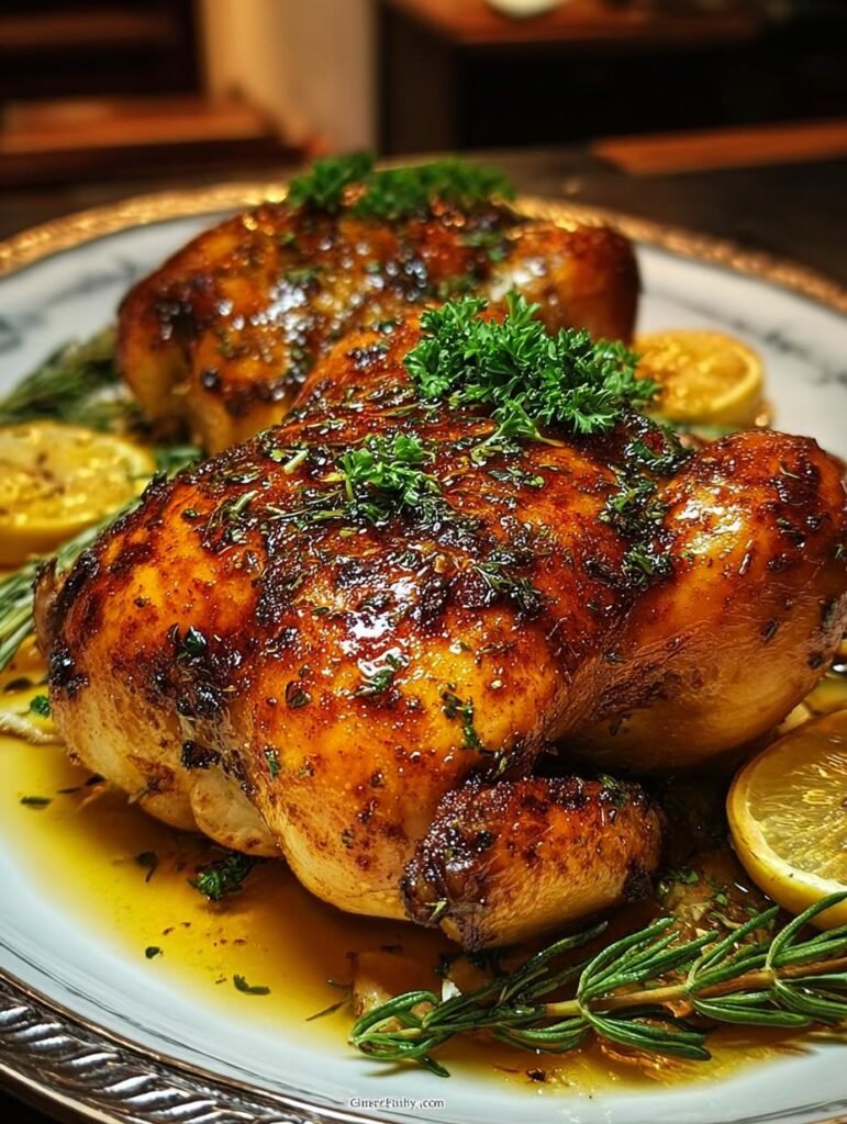Lemon Paprika Roast Chicken