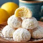 Lemon Snowball Cookies