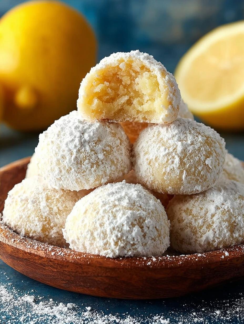 Delicious Lemon Snowball Cookies for Every Occasion 3 Delicious Lemon Snowball Cookies for Every Occasion - Lemon Snowball Cookies - additional detail