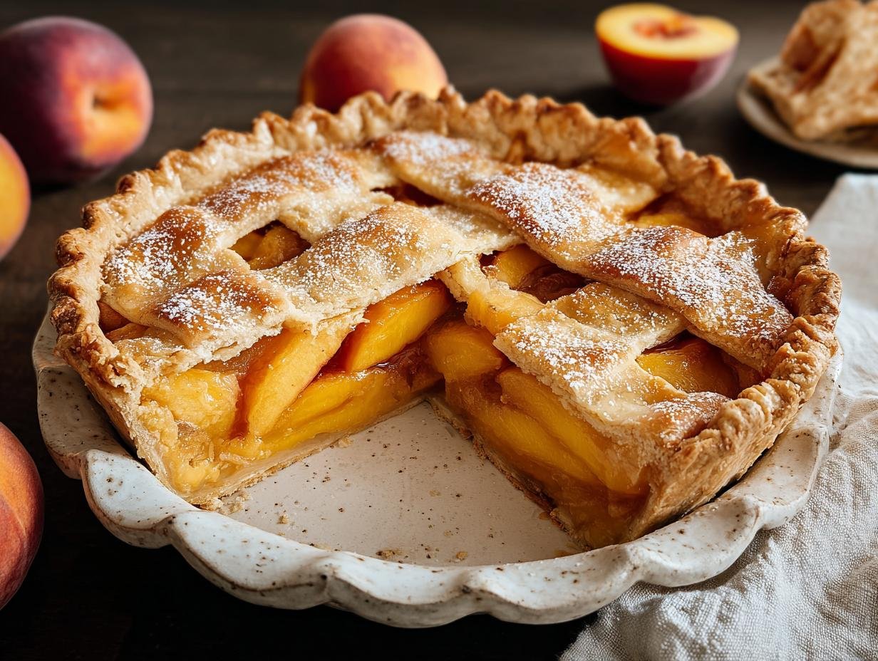 Melt-in-Your-Mouth Peach Pie: 1 Secret Ingredient 2 Melt-in-Your-Mouth Peach Pie: 1 Secret Ingredient - Peach Pie - additional detail