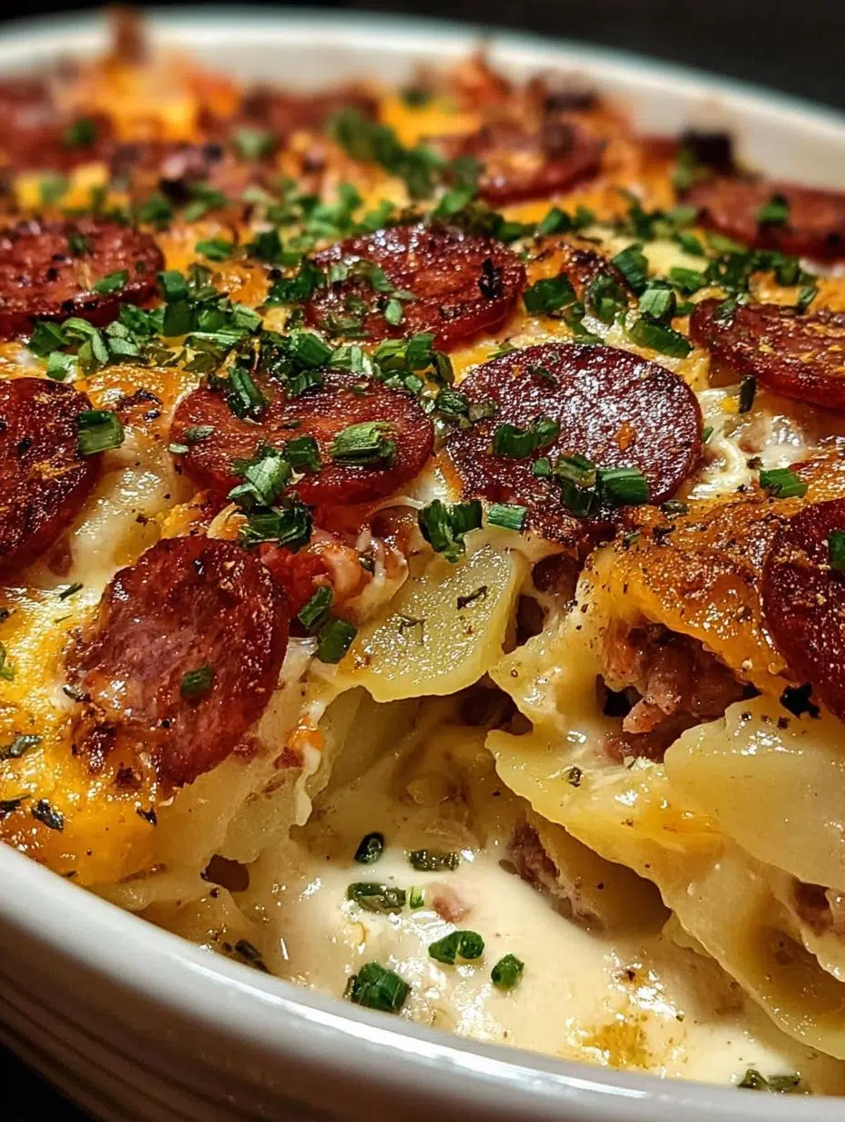 Incredible Pierogi Casserole With Kielbasa - Pierogi Casserole Kielbasa Incredible - main visual representation