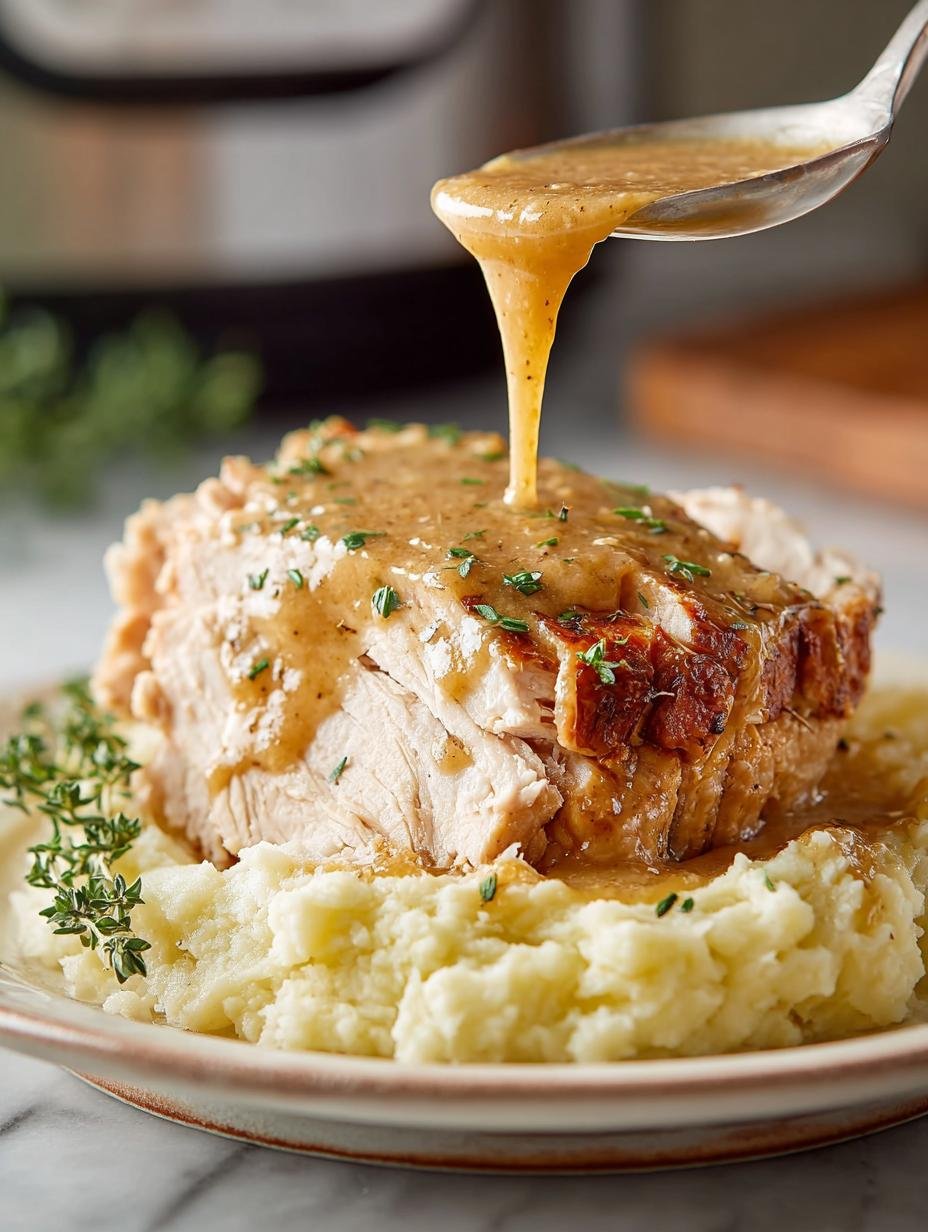 Slow Cooker Turkey with Creamy Gravy: 6 Hours to Comfort - Slow Cooker Turkey with - additional detail