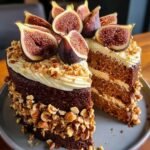 Spiced Fig Hazelnut Cake