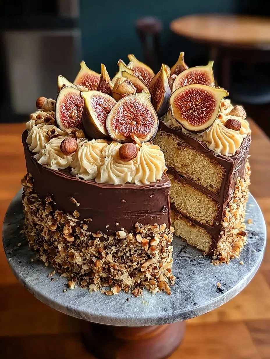 Spiced Fig Hazelnut Cake: Amazing Fall Treat - Spiced Fig Hazelnut Cake - additional detail