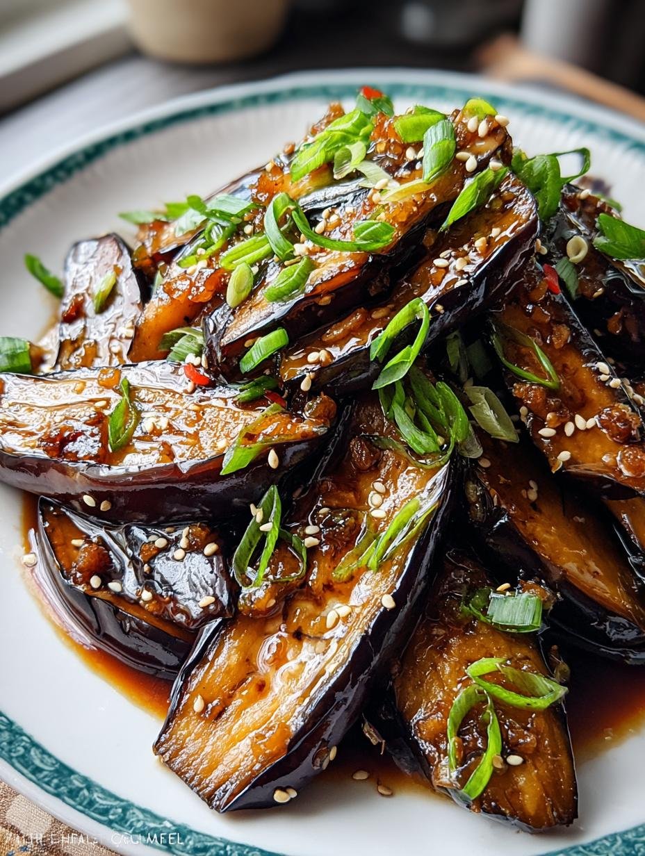 Sticky Garlic Eggplant: 1 Amazing Weeknight Wonder 1 Sticky Garlic Eggplant
