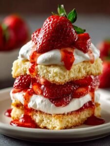 Strawberry Shortcake Summer Dessert