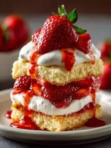 Strawberry Shortcake Summer Dessert