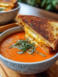 Tomato Bliss Soup Grilled