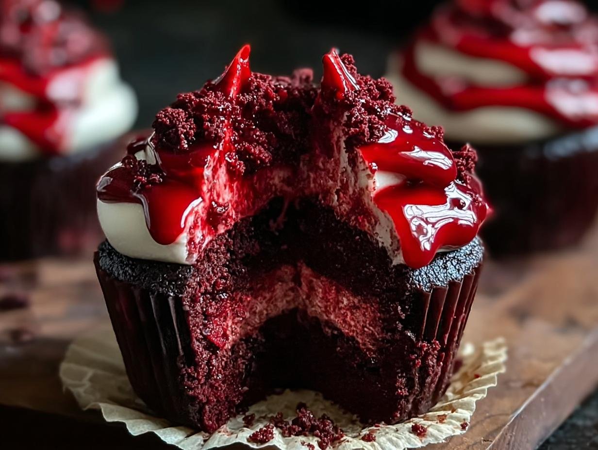 Vampire Cupcakes: Delicious 1-Hour Halloween Treat - Vampire Cupcakes - additional detail