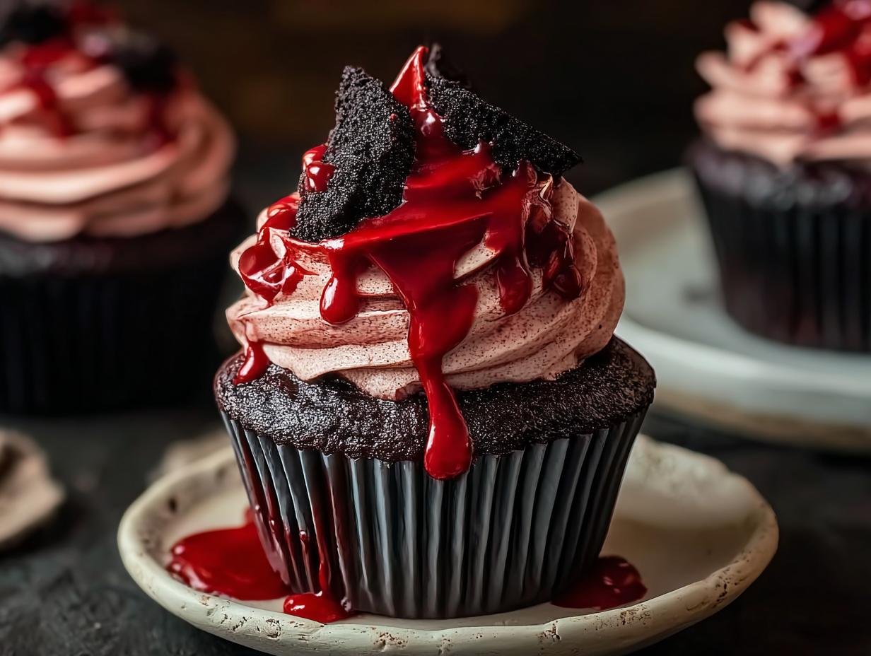 Vampire Cupcakes: Delicious 1-Hour Halloween Treat - Vampire Cupcakes - additional detail
