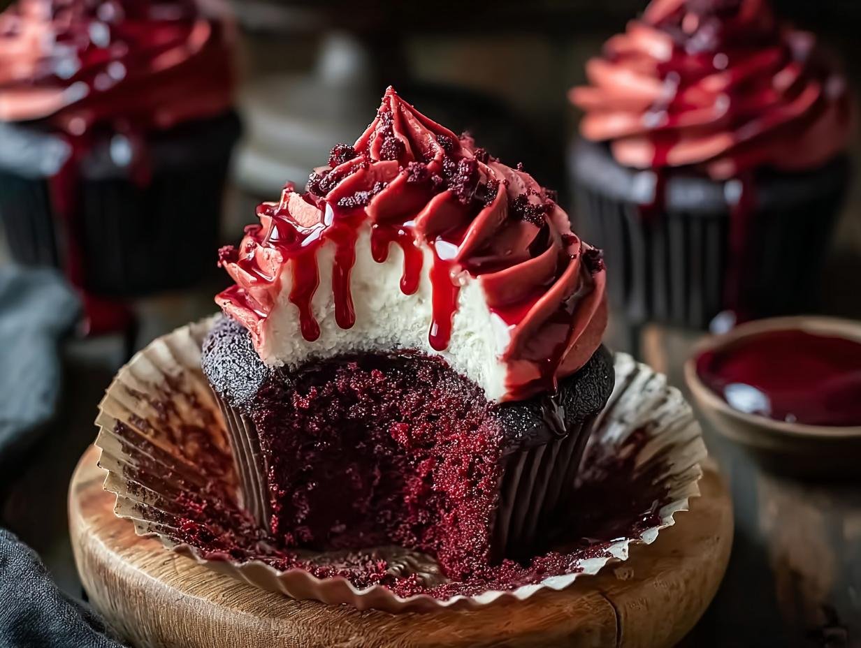 Vampire Cupcakes: Delicious 1-Hour Halloween Treat 1 Vampire Cupcakes