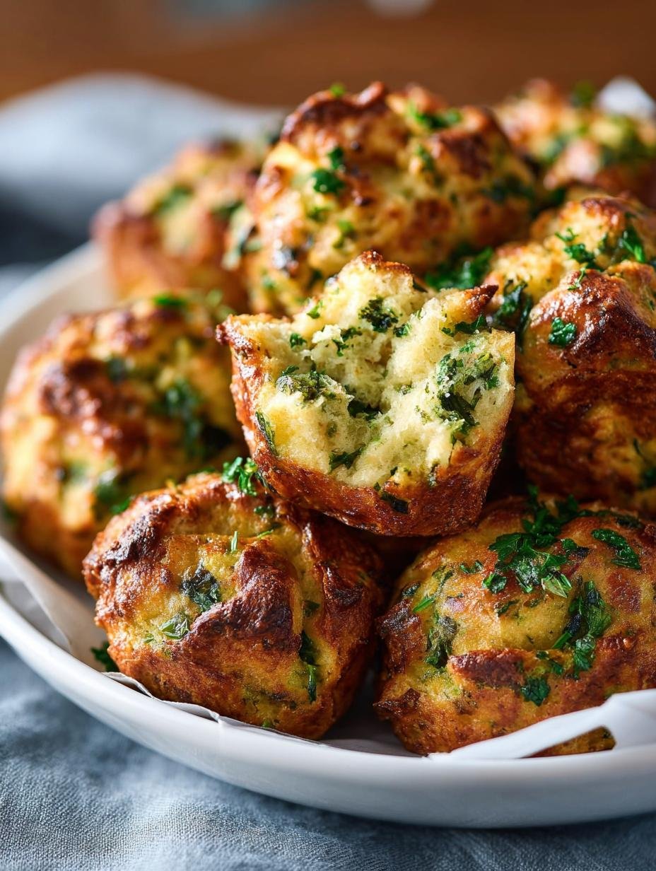 Baked Stuffing Balls: 12 Savory Spheres for Thanksgiving 3 Baked Stuffing Balls: 12 Savory Spheres for Thanksgiving - Baked Stuffing Balls - additional detail