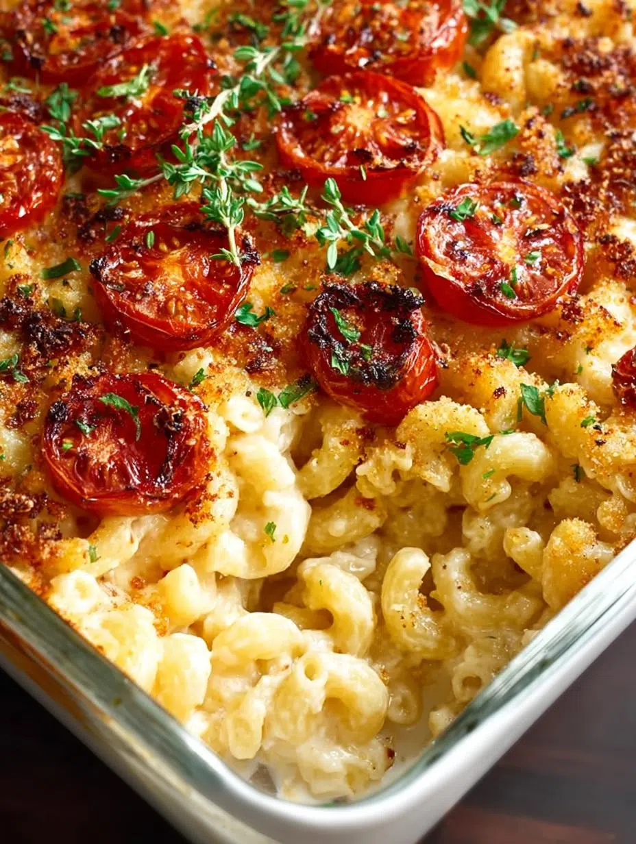 Baked Tomato Mac Cheese: 6 Comforting Layers of Flavor - Baked Tomato Mac Cheese - main visual representation