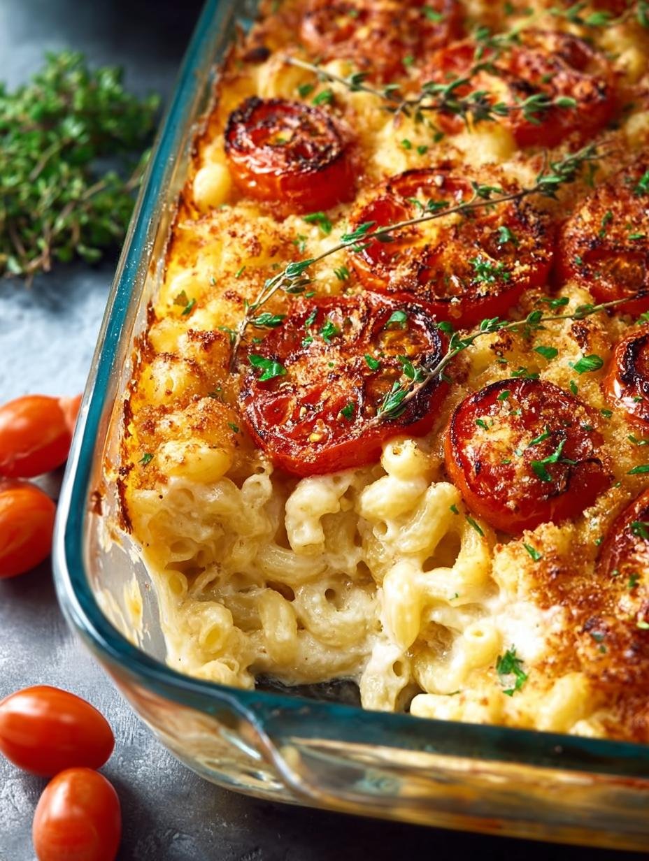 Baked Tomato Mac Cheese: 6 Comforting Layers of Flavor - Baked Tomato Mac Cheese - additional detail