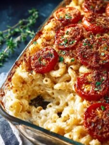 Baked Tomato Mac Cheese